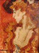 unknow artist The Red Lady or The Lady in Red. oil painting on canvas